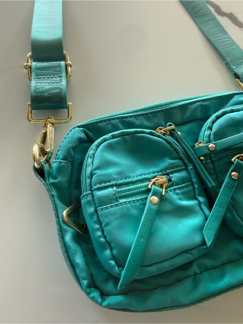 Poppy Lissiman Bobby Bag in teal - Picture 5 of 10